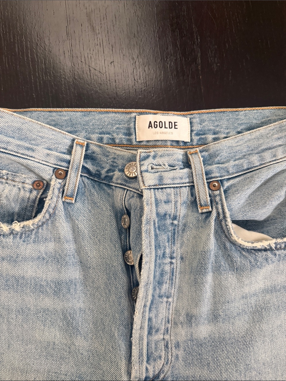 Agolde Riley jeans size 26 - Picture 4 of 5